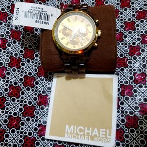 MICHAEL KORS UNISEX TORTOISESHELL WATCH